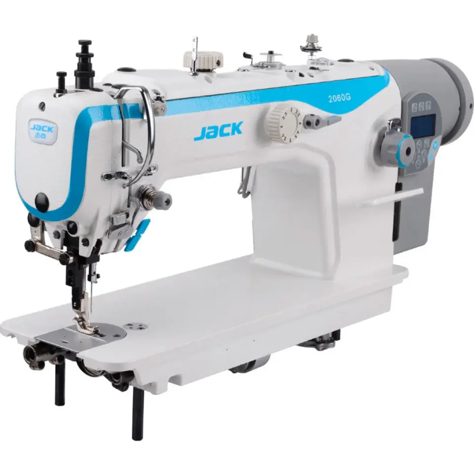 Jack JK-2060GHC-4Q Ağır Hizmet Tipi Çift Transportlu Tam Otomatik Elektronik Düz Dikiş Makinası