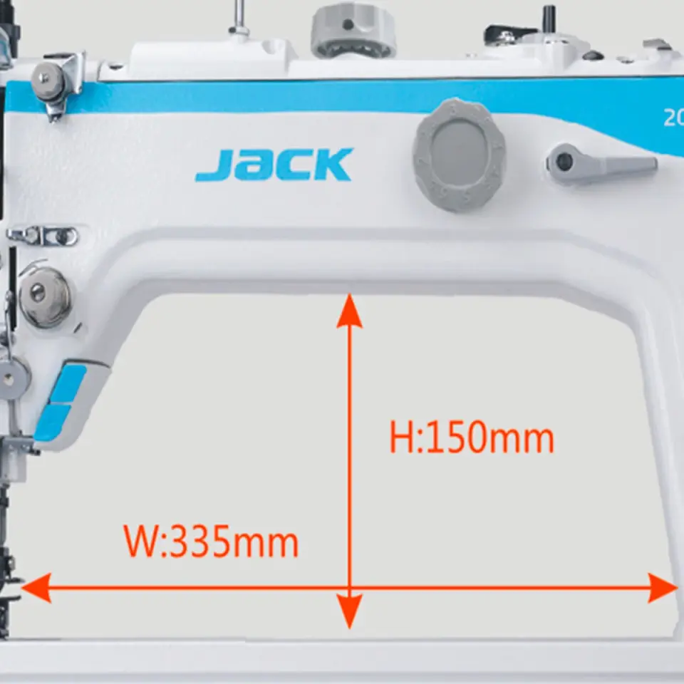 Jack JK-2060GHC-4Q Ağır Hizmet Tipi Çift Transportlu Tam Otomatik Elektronik Düz Dikiş Makinası