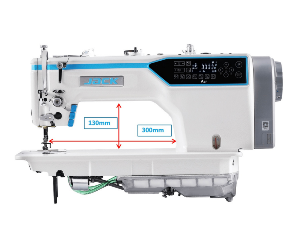 Jack A6F-E-Q-PK Elektronik Merdaneli İğne Transportlu Düz Dikiş Makinası
