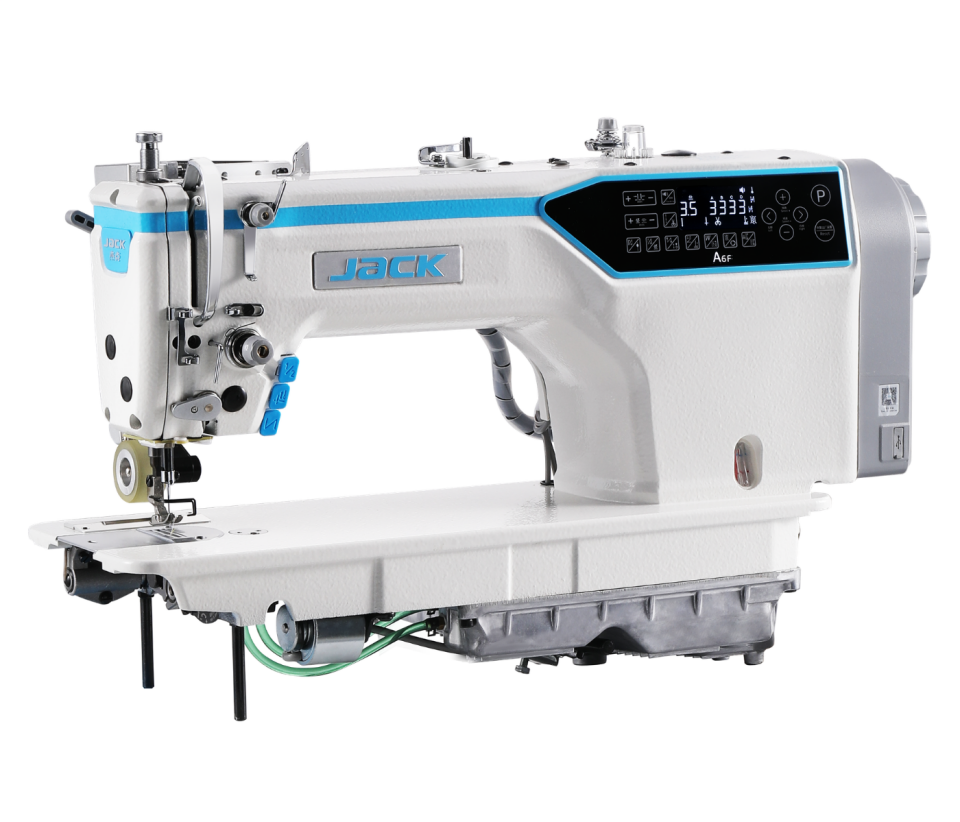 Jack A6F-E-Q-PK Elektronik Merdaneli İğne Transportlu Düz Dikiş Makinası