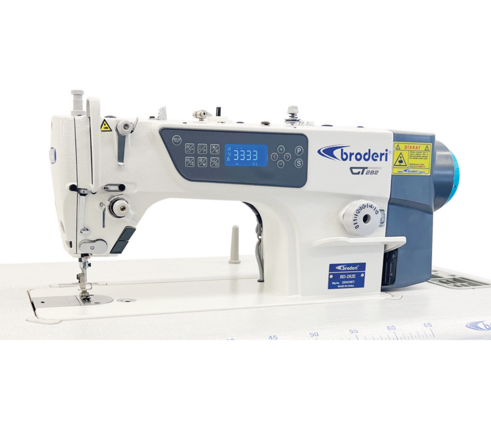 Broderi BD-282E Tam Otomatik Düz Dikiş Makinası