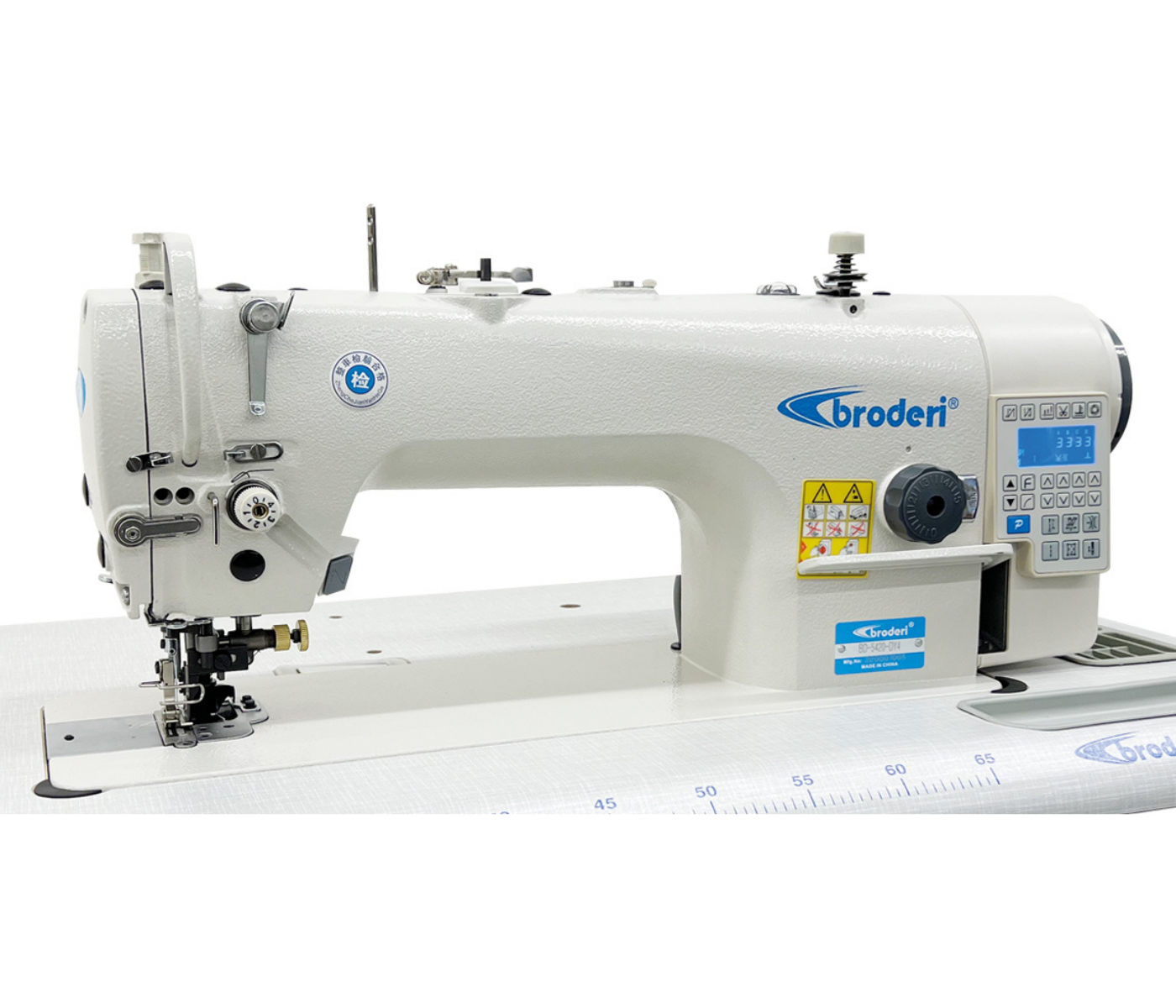 Broderi BD-5420-D4 İğne Transportlu Otomatik Bıçaklı Düz Dikiş Makinesi