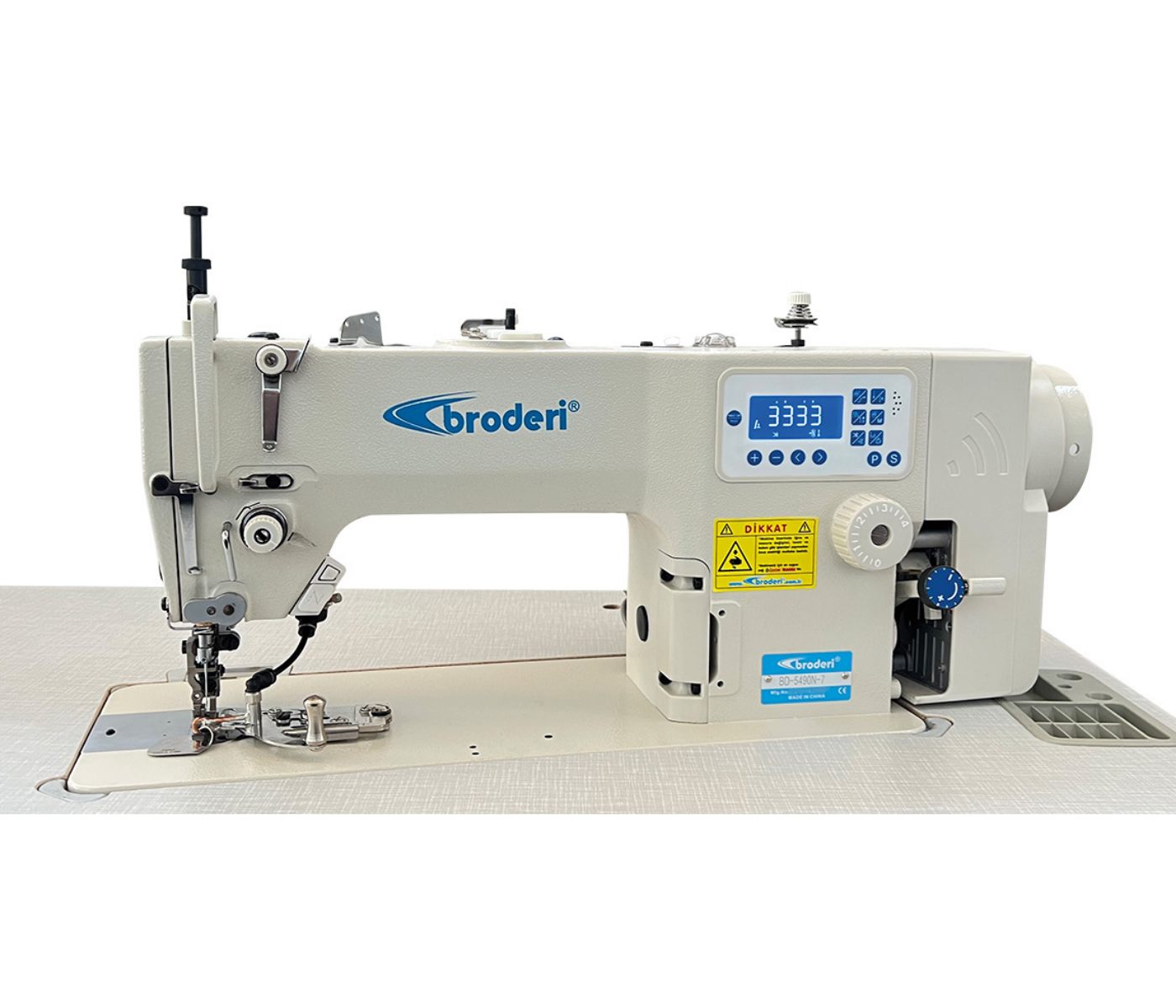 Broderi BD-5490N-7/P Otomatik Etek Kıvırma Makinası