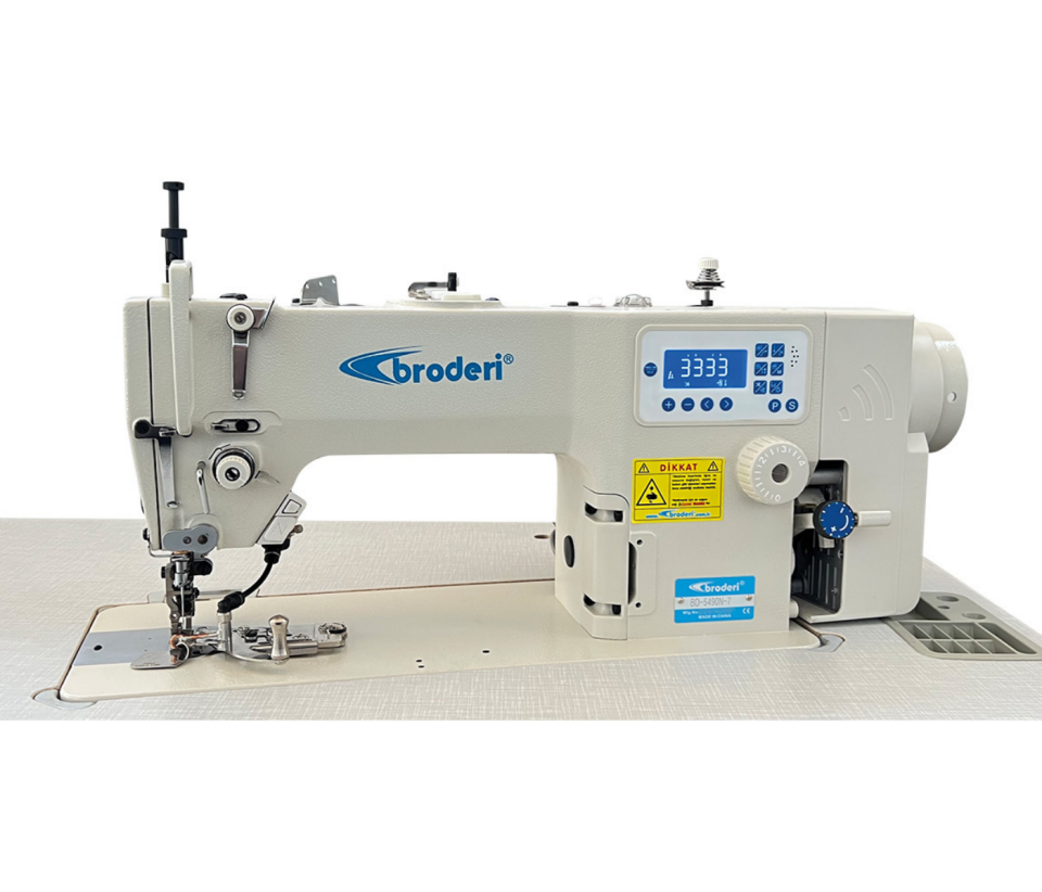 Broderi BD-5490N-7/P Otomatik Etek Kıvırma Makinası