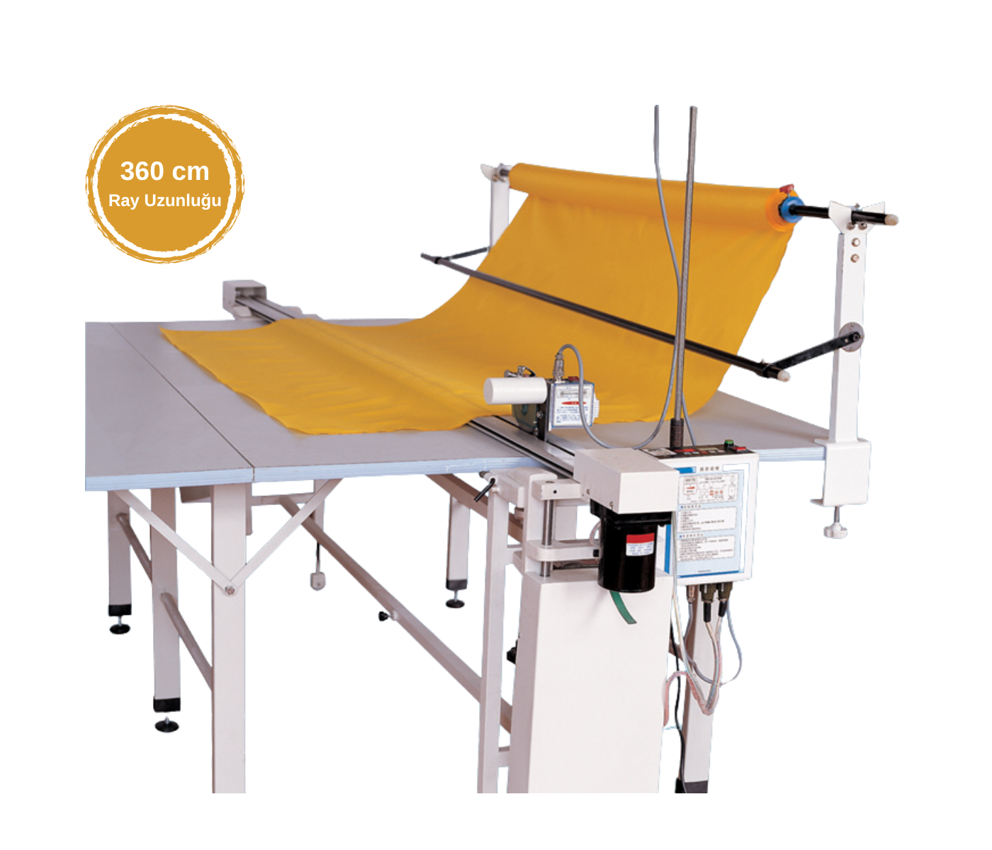 Broderi DYDB -2 (360 cm) Otomatik Pastal Başı Kesme Makinası