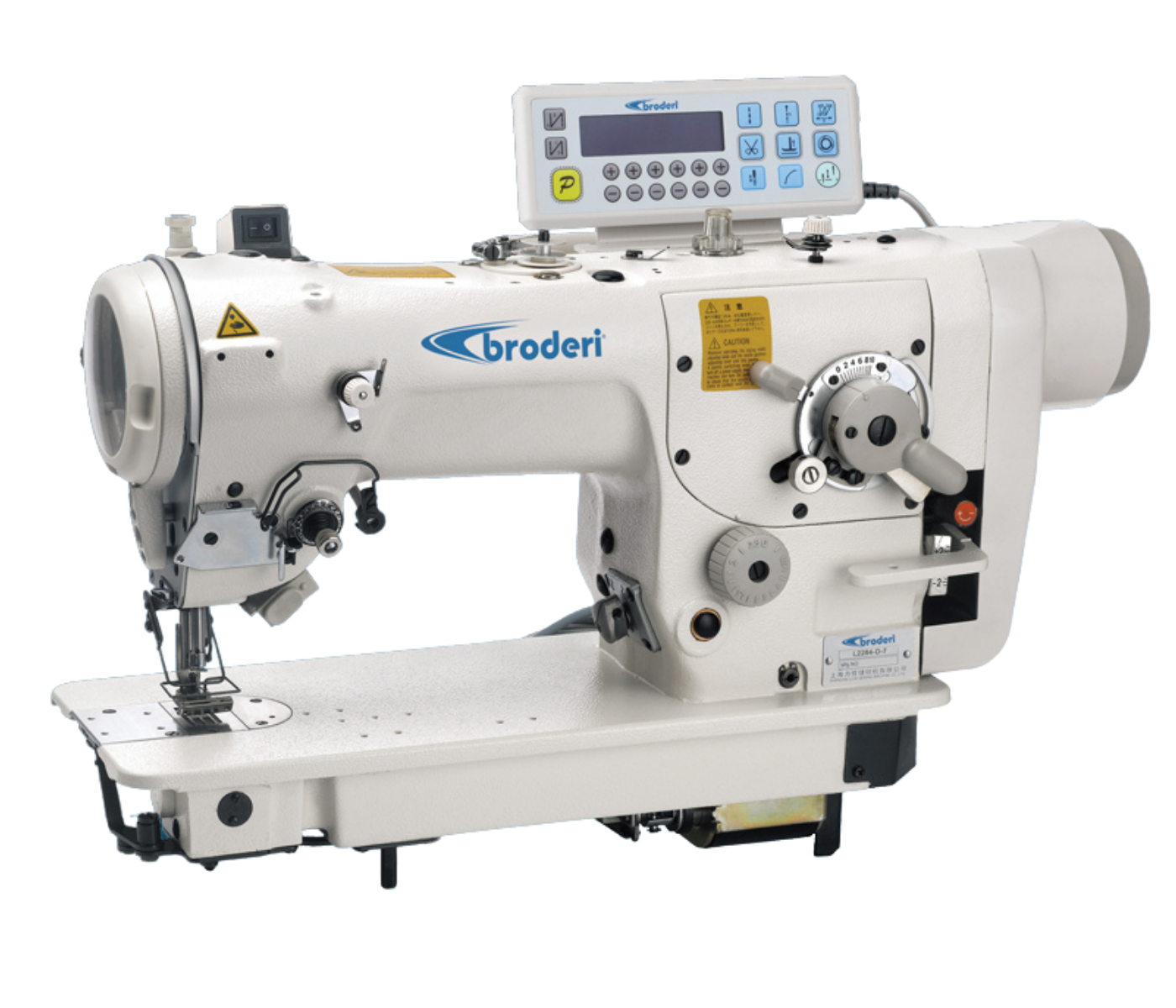 Broderi BD-2284-D7/P Yüksek Devirli Full Otomatik Atlar Ve Diker Zigzag Makinası