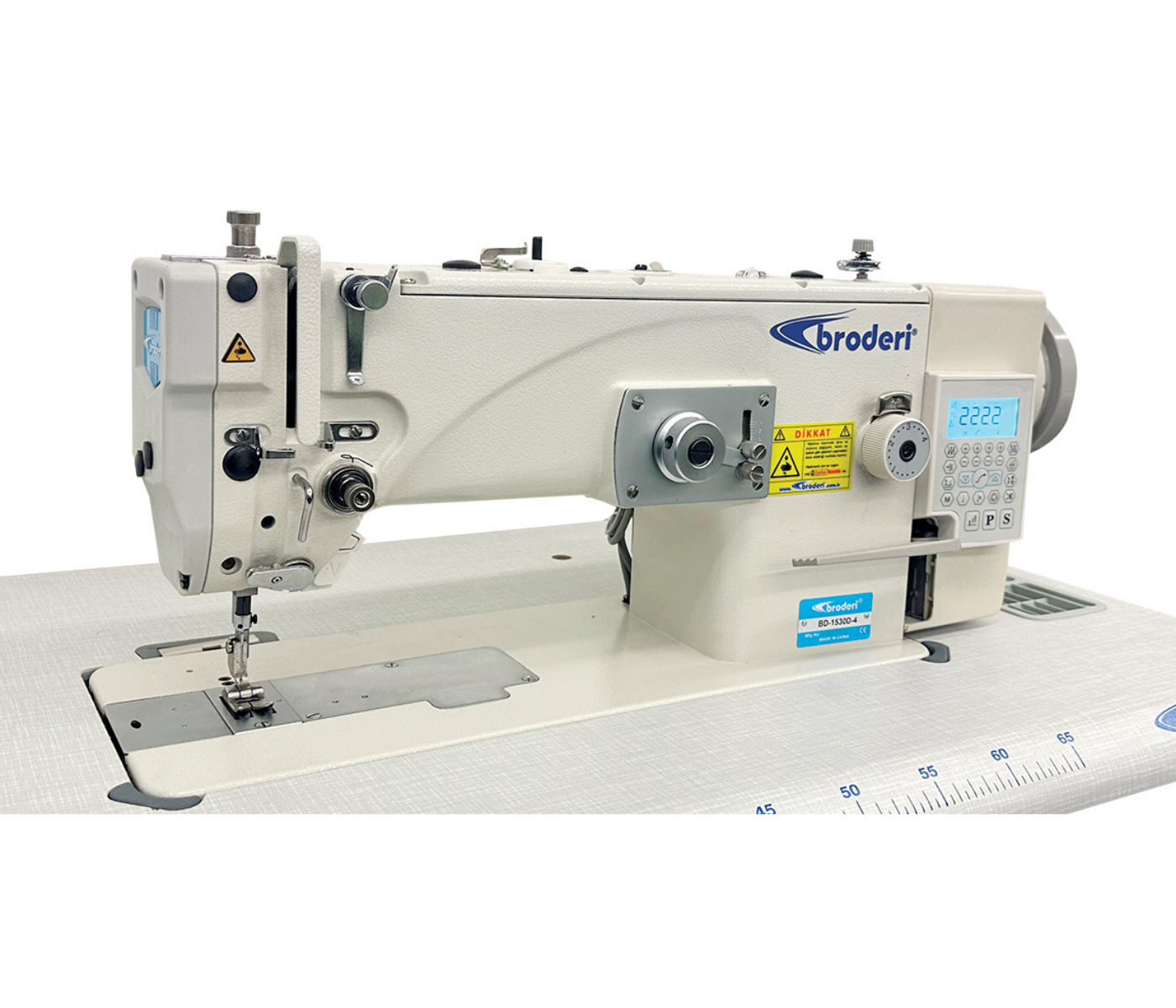 Broderi BD-1530D-4 Otomatik Büyük Mekik Atlar Zig Zag 10mm Makinesi