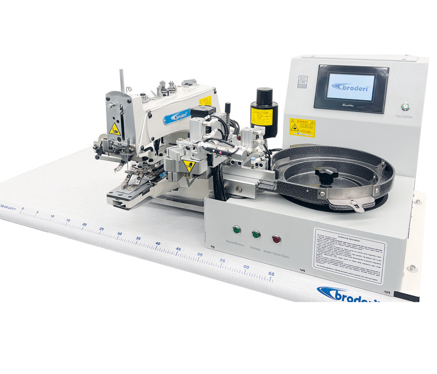 Broderi BD-1377-K Dırect Drive Kovalı Düğme Makinası