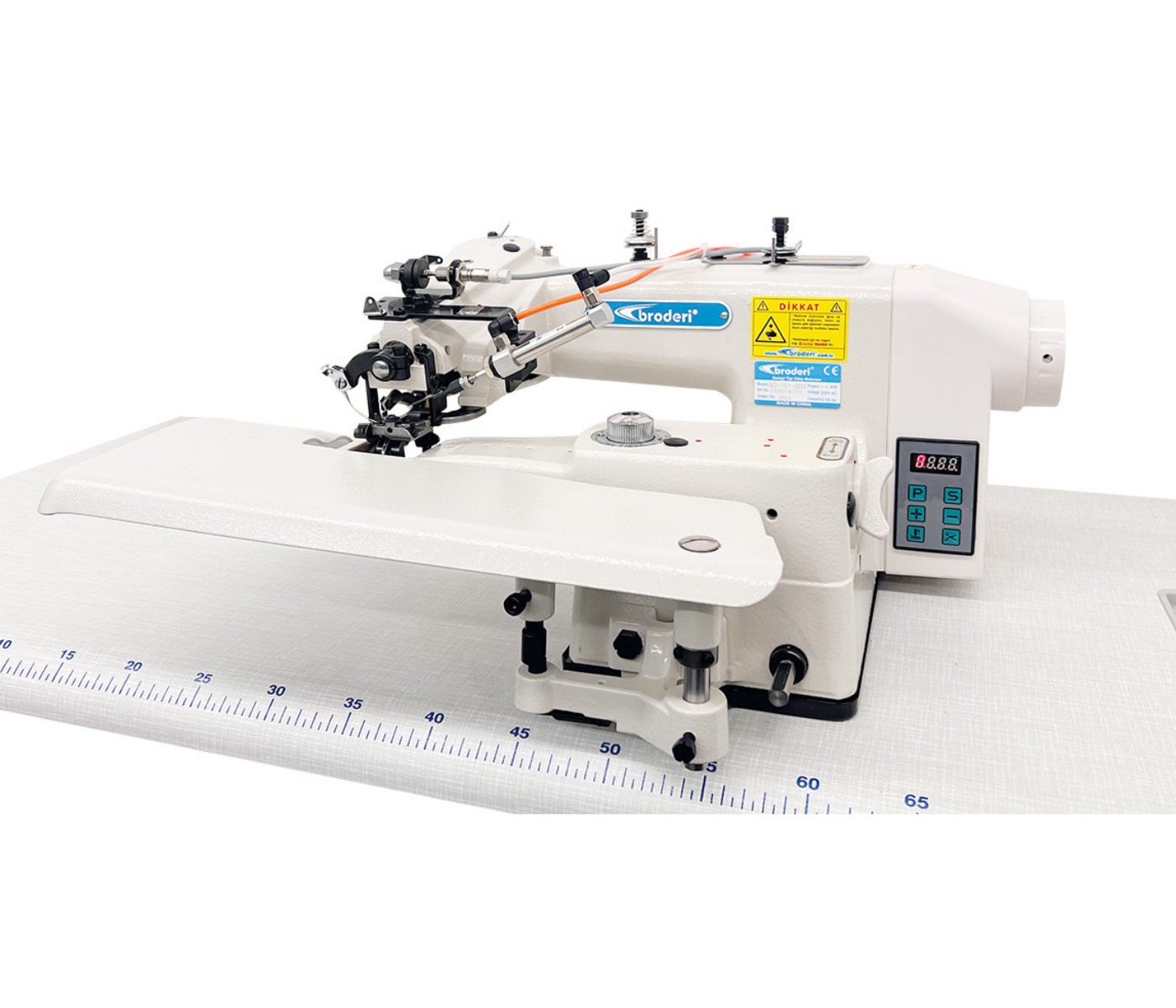 Broderi BD-101-3D İplik Kesicili Etek Baskı Makinası (İntervalli)