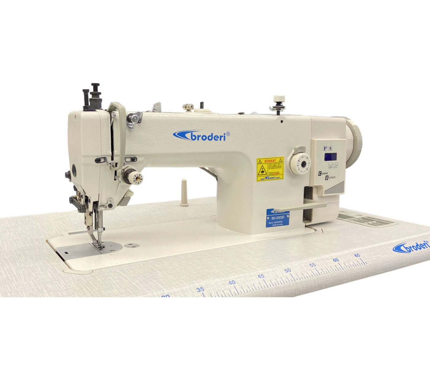 Broderi BD-0303D Serisi Direct Drive Ayak Transportlu Büyük Mekik Deri Makinası