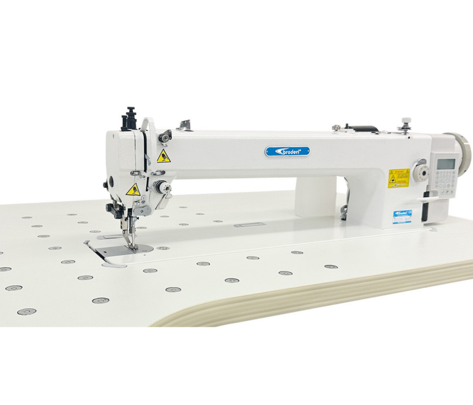 Broderi BD-0356-D4 Tek İğne Çift Papuç Uzun Kafa Deri Makinası