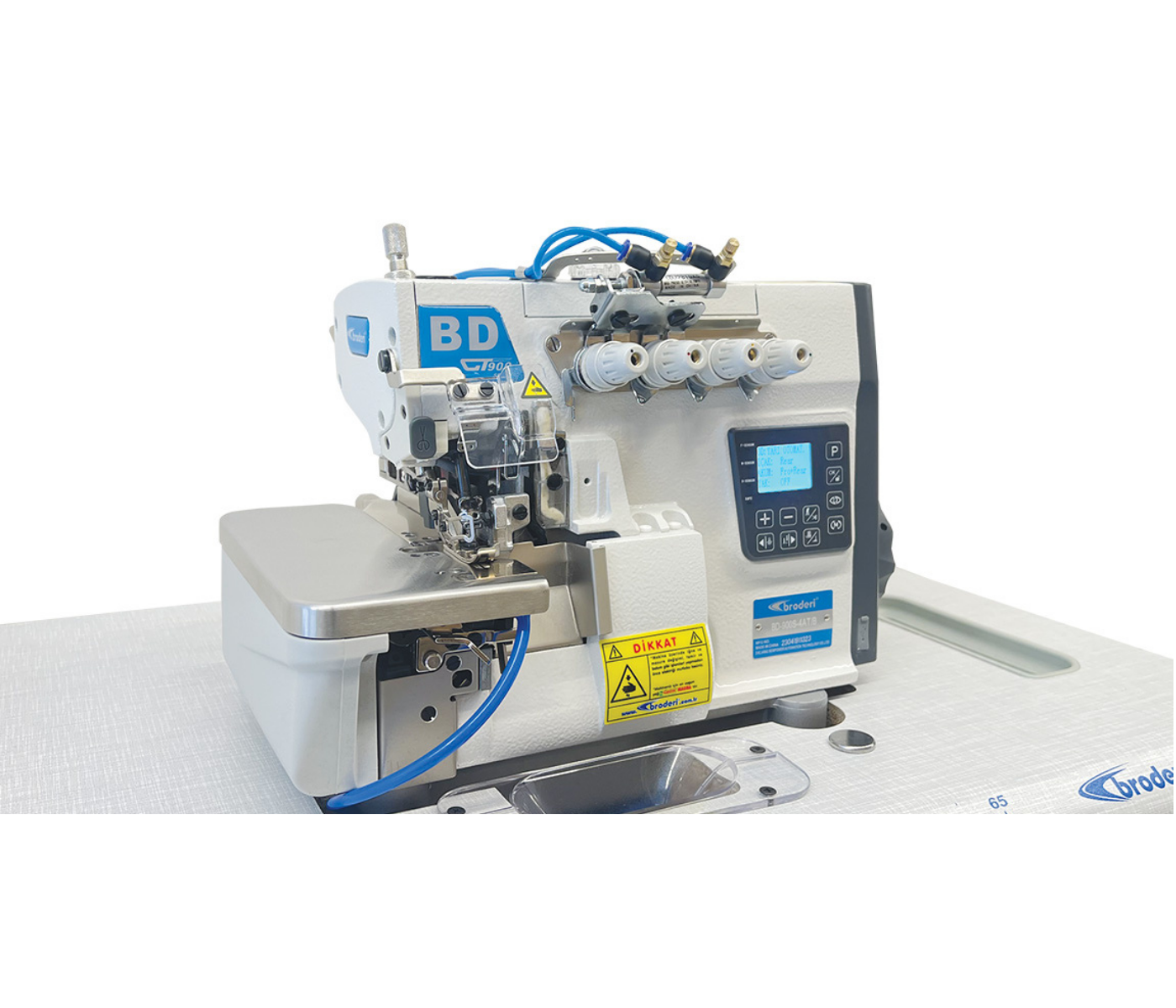 Broderi BD-900S-4AT/B Kıstırmalı Full Otomatik Overlok Makinası
