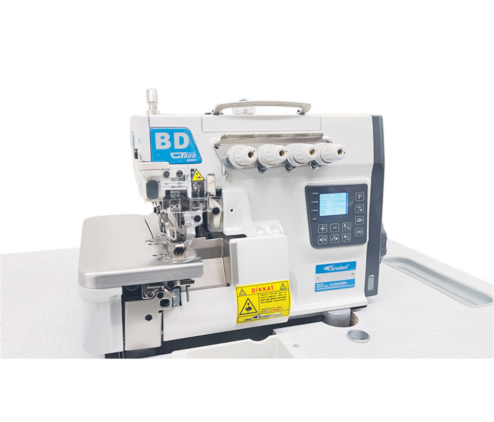 Broderi BD-900S Serisi Elektrikli Akıllı Overlok Makinaları