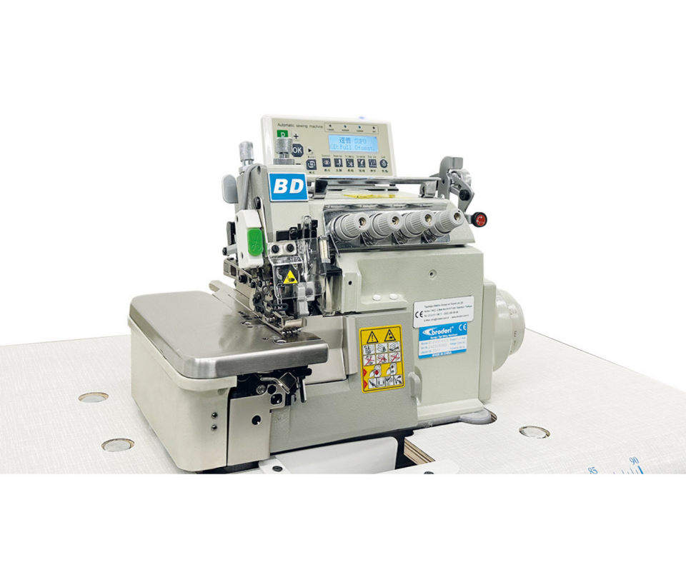 Broderi BD-5114EXT-E-PL Otomatik 4 İp Transportlu Akıllı Overlok Makinası
