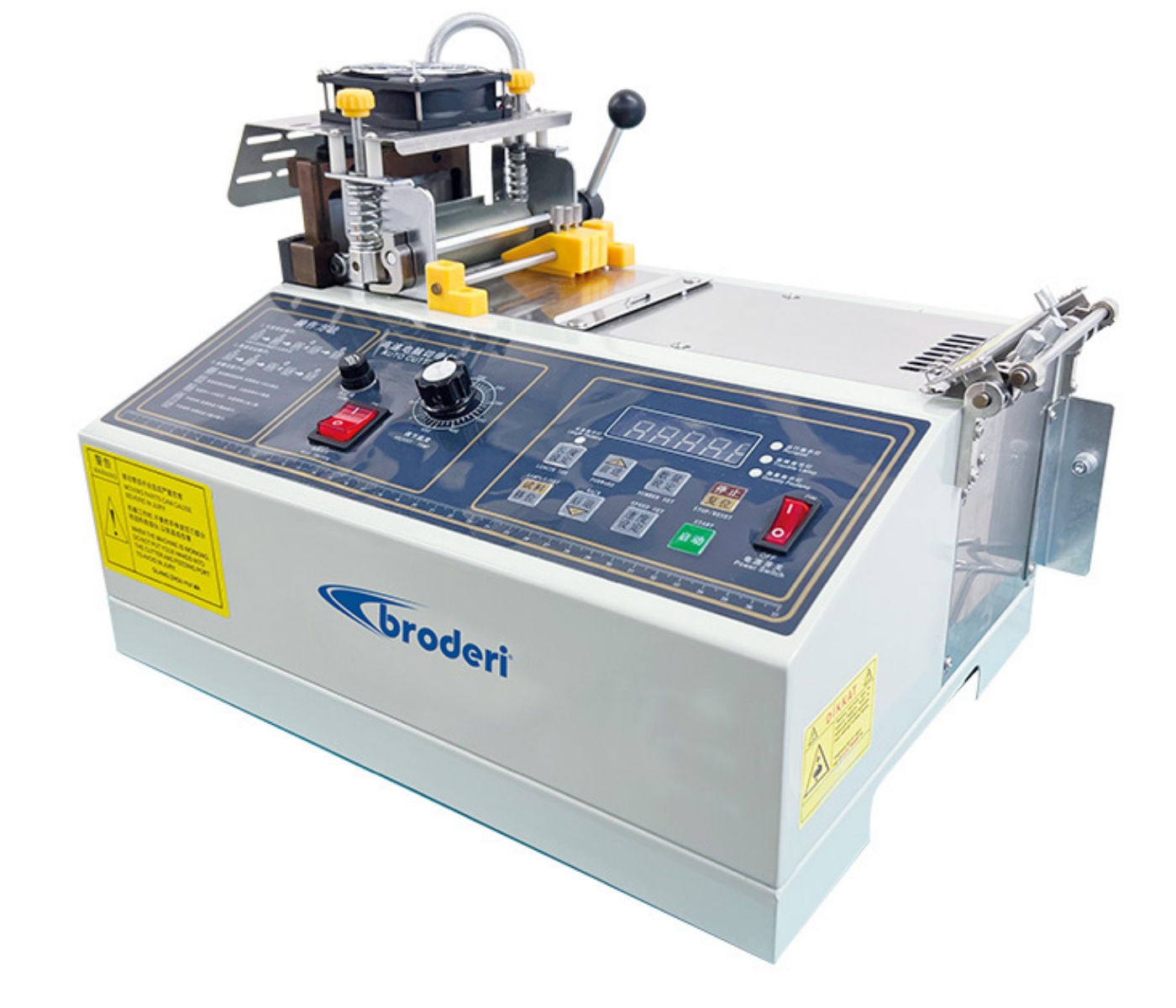 Broderi BD-110LR Sıcak - Soğuk Etiket Kesme Makinası