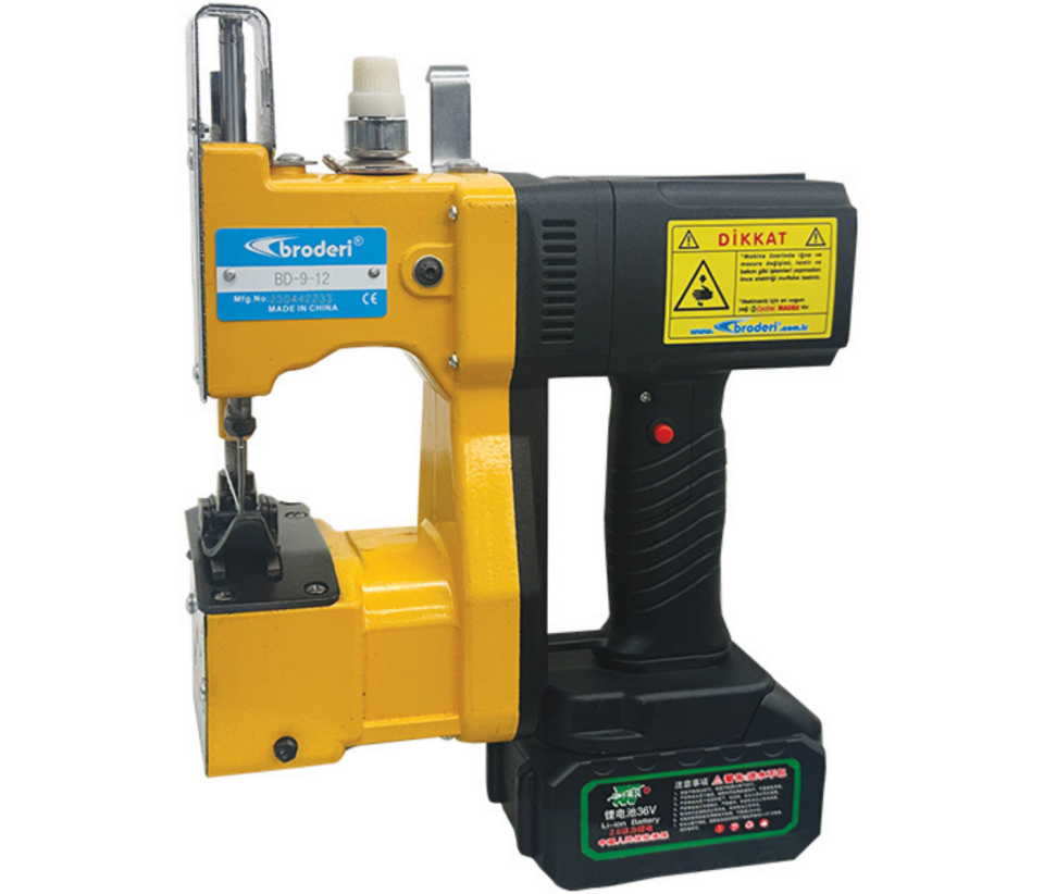 Broderi BD-9-12 Şarjlı Çuval Ağzı Dikiş Makinası