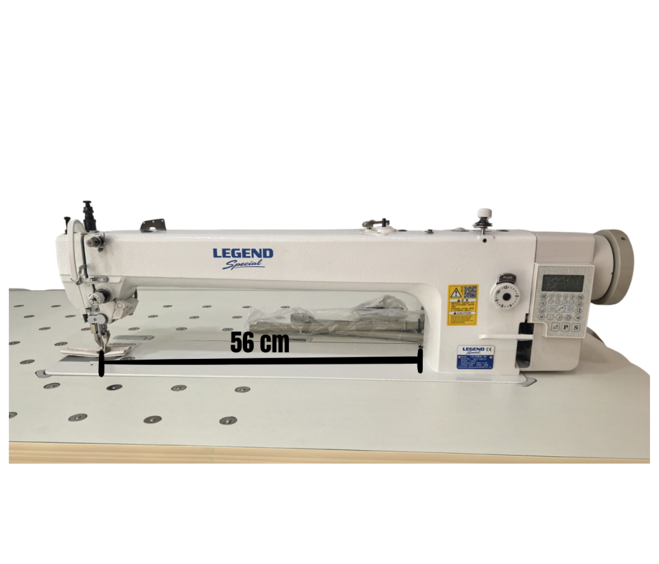 Legend 303 Çift Papuç Uzun Kafa 56 cm Otomatik Deri Dikiş Makinası