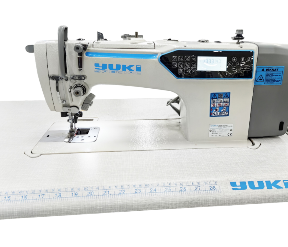 Yuki YK-8700D-4 Düz Kenar Bıçaklı Makine İplik Kesicili