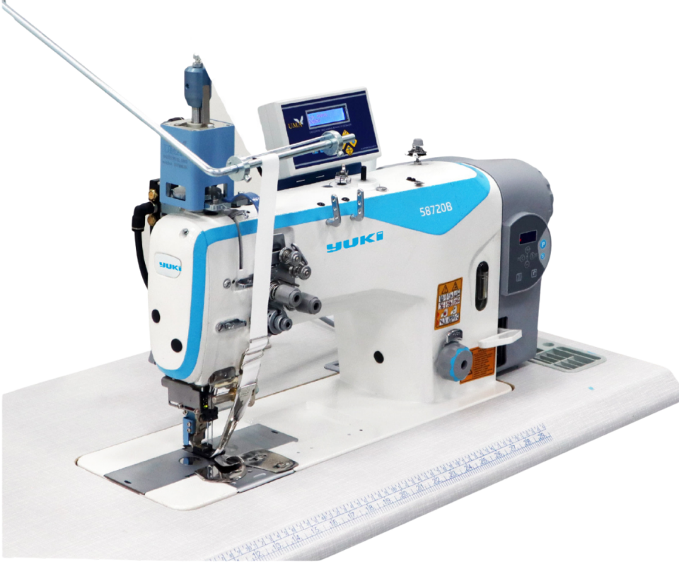 Jack JK-58720B-005-TKA Çift İğne Makinesi Büyük Çağanozlu Biye Kesicili
