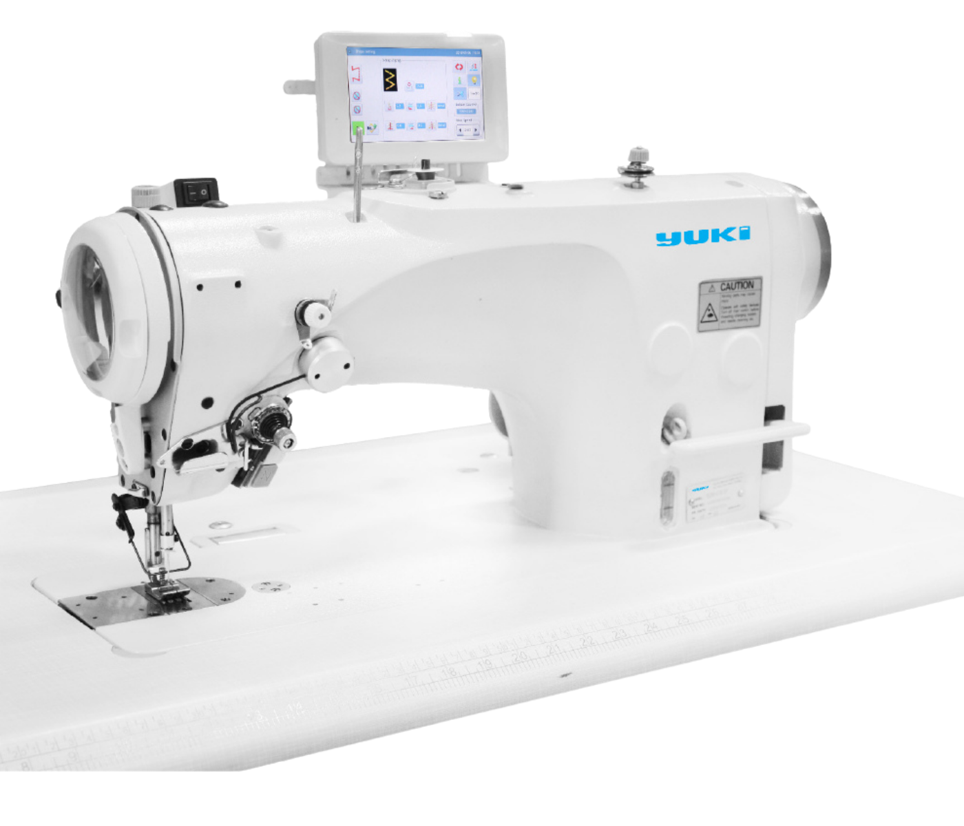Yuki YK-2290A-SR-7/P Zikzak Makinesi Atlar ve Diker İplik Kesicili Piko