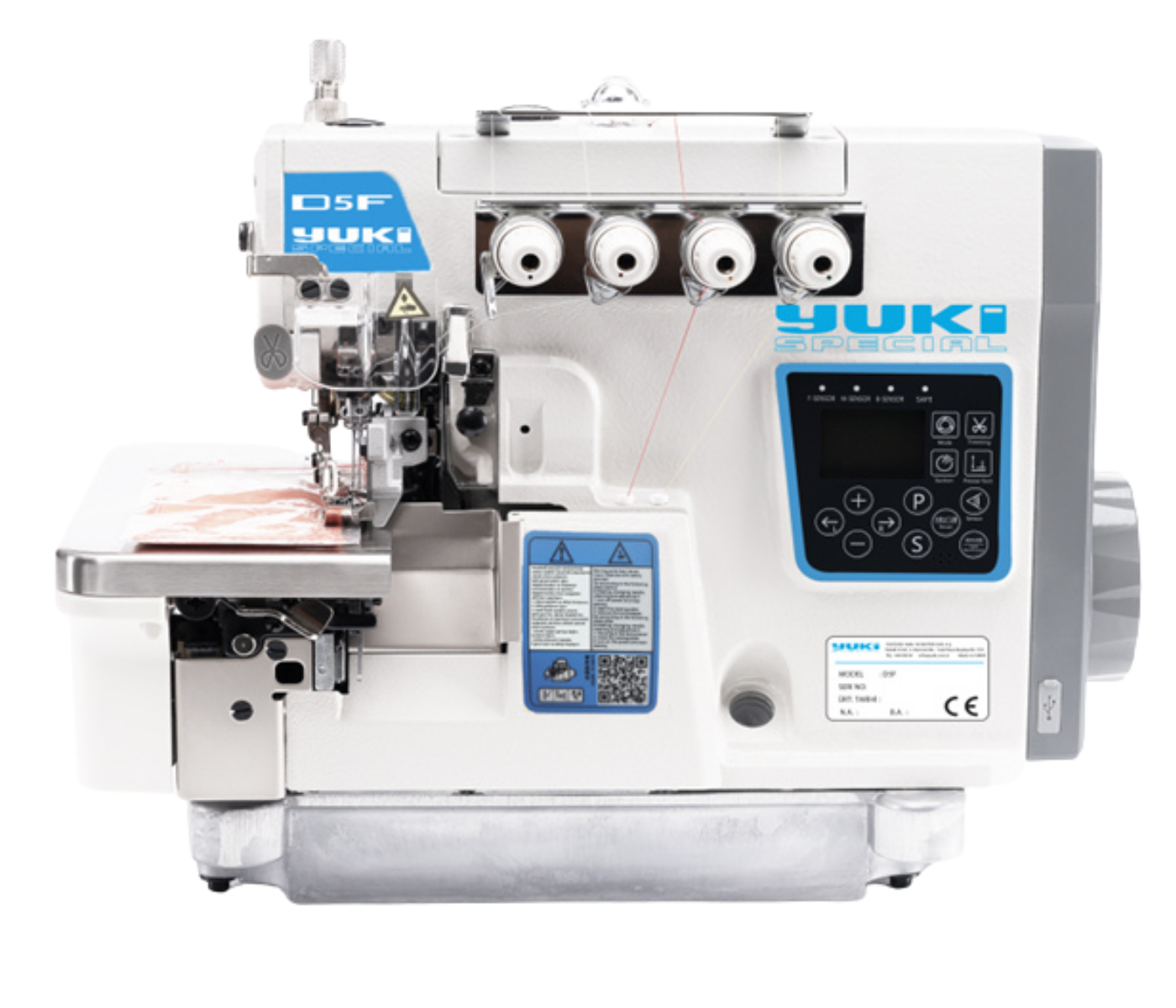 Yuki D5F-4-M03/333 4 İplik Kes. Overlok Mak.