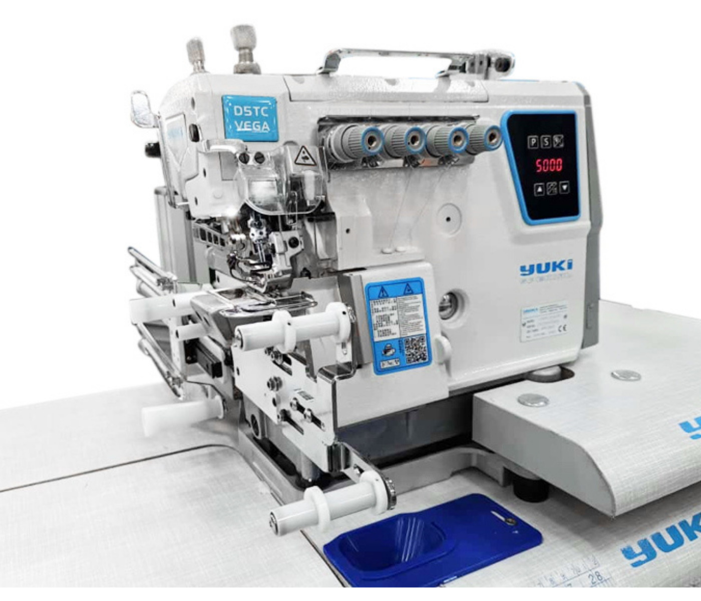 Yuki D5TC-5100-RT 4 İplik Kes. Overlok Mak. Ayak Transp. Yaka Takma