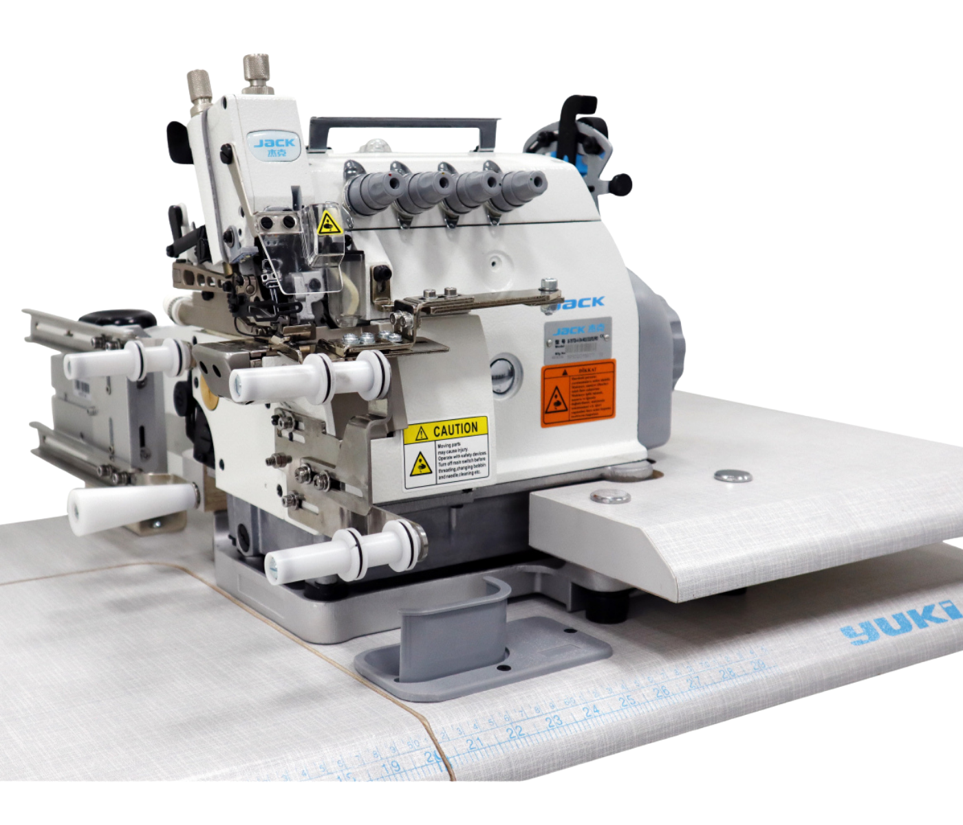 Jack JK-797TDI-4514/M03/333/KS/FR02 4 İplik Kes. Overlok Mak. Ayak Transp. Yaka Takma