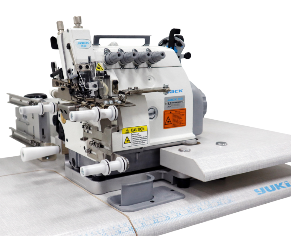 Jack JK-797TDI-4514/M03/333/KS/FR02 4 İplik Kes. Overlok Mak. Ayak Transp. Yaka Takma