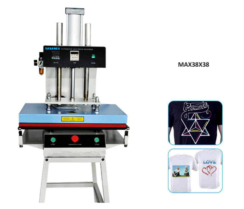 Yuki MAX-38x62 Transfer Baskı Otomatik 38x62cm Havalı