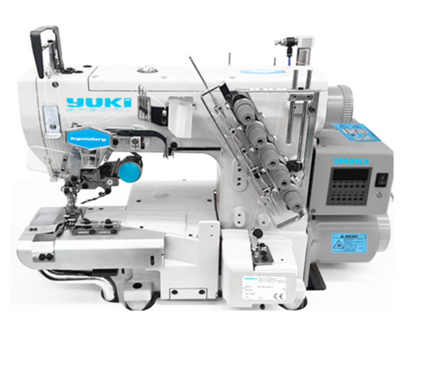 Yuki YK-787-356D-CB/L600/UTL Regulalı Reçme Mak. İplik Kes.