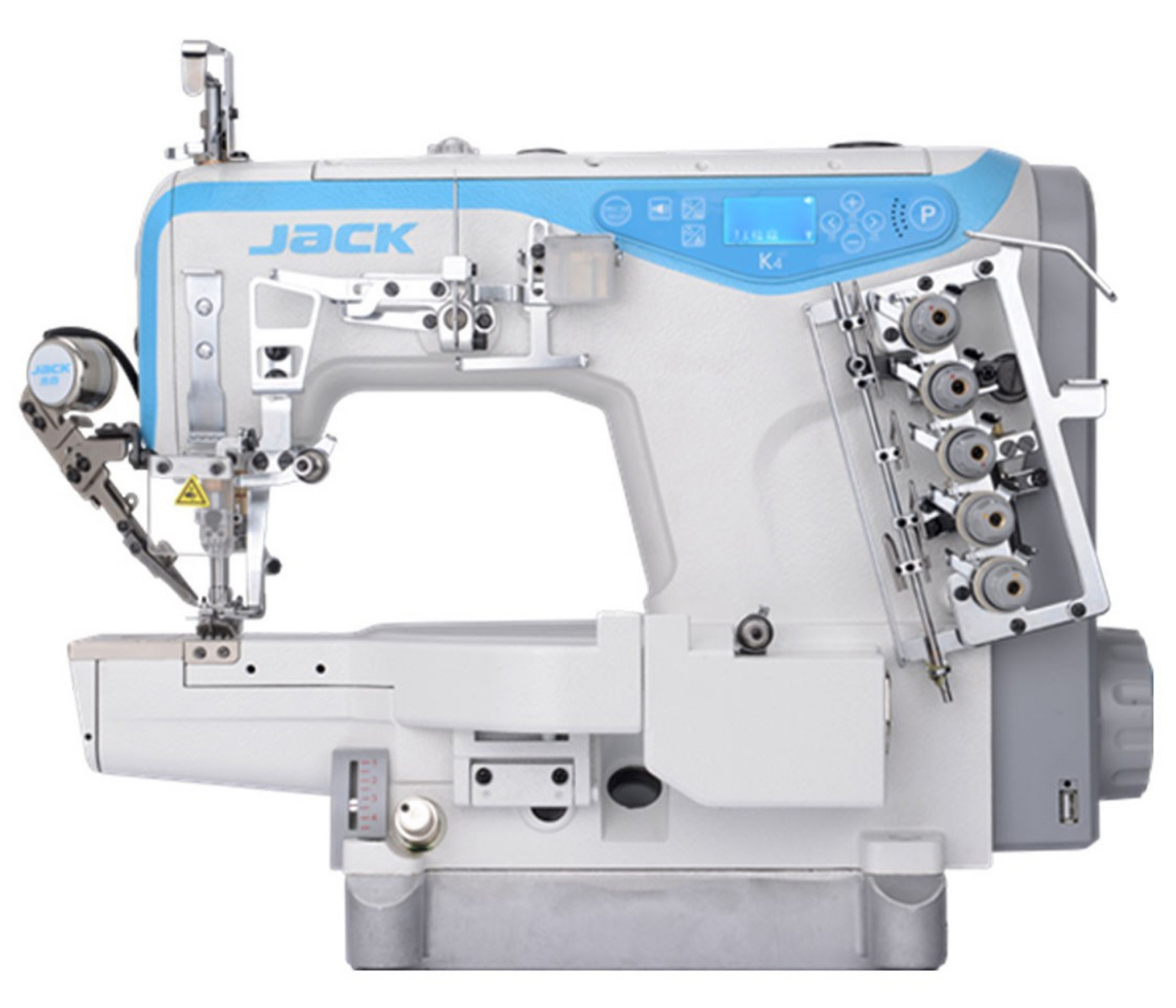 Jack K4-UT-01GBX356/PL Burunlu Reçme Makinesi İplik Kesicili Merdaneli