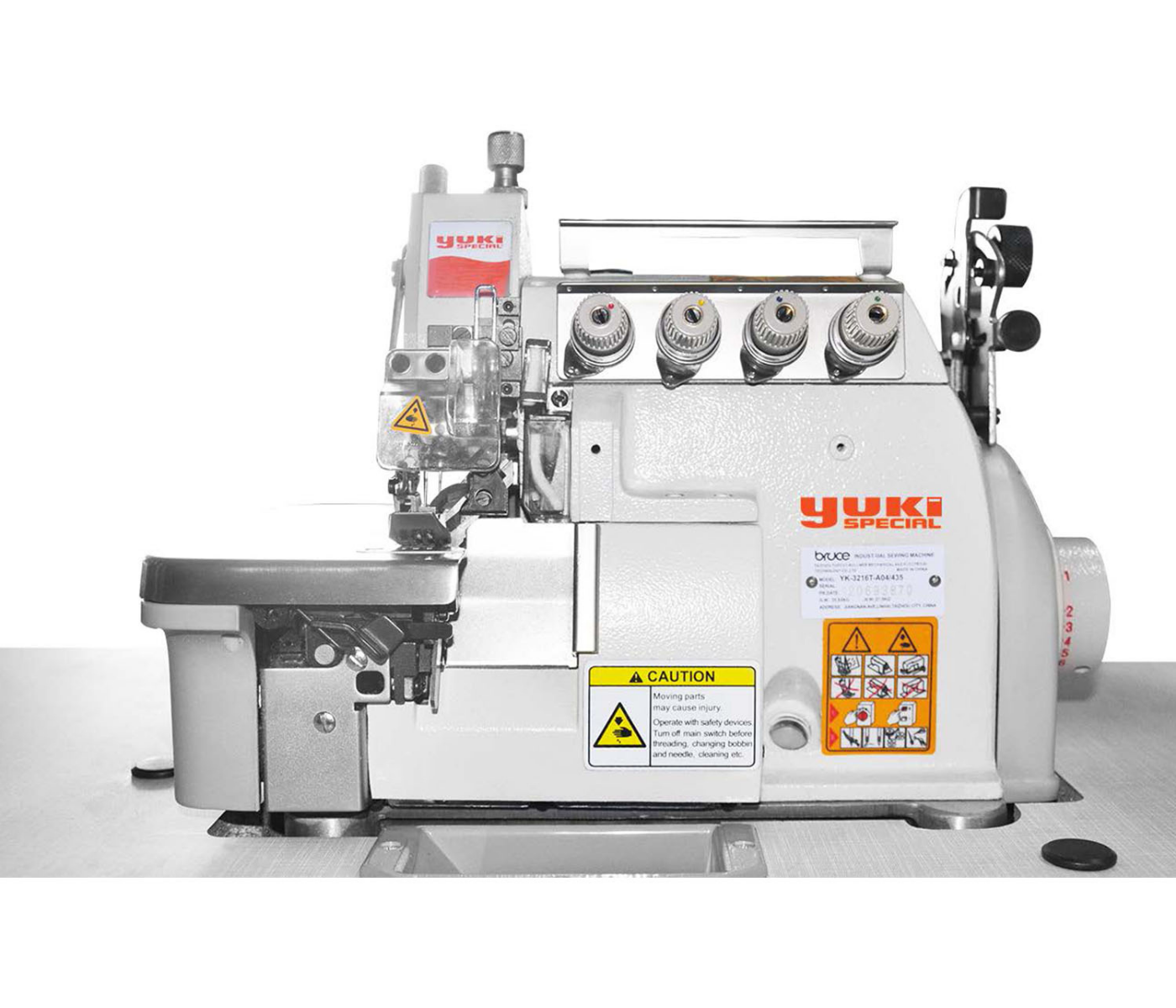 Yuki YK-3216TDI-A04/435 5 İplik Overlok Makinesi Transportlu (Kot)