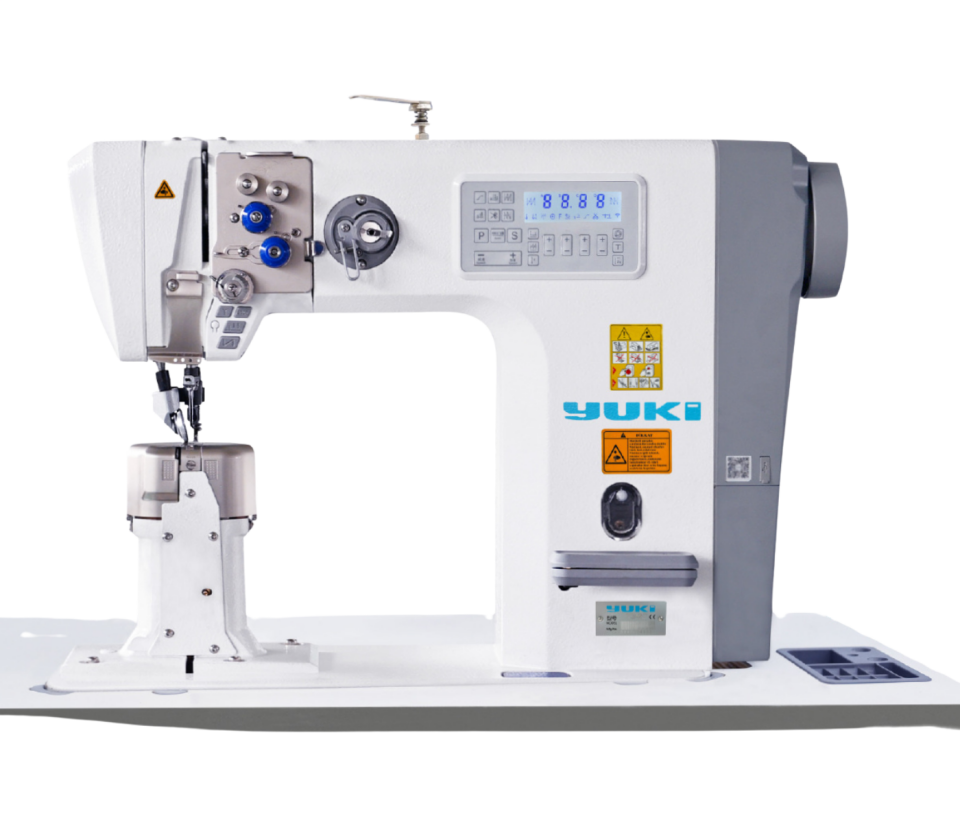 Yuki YK-T3-2C Saya Sütunlu İplik Kesmeli Çift İğne Kilit Dikiş Makinesi