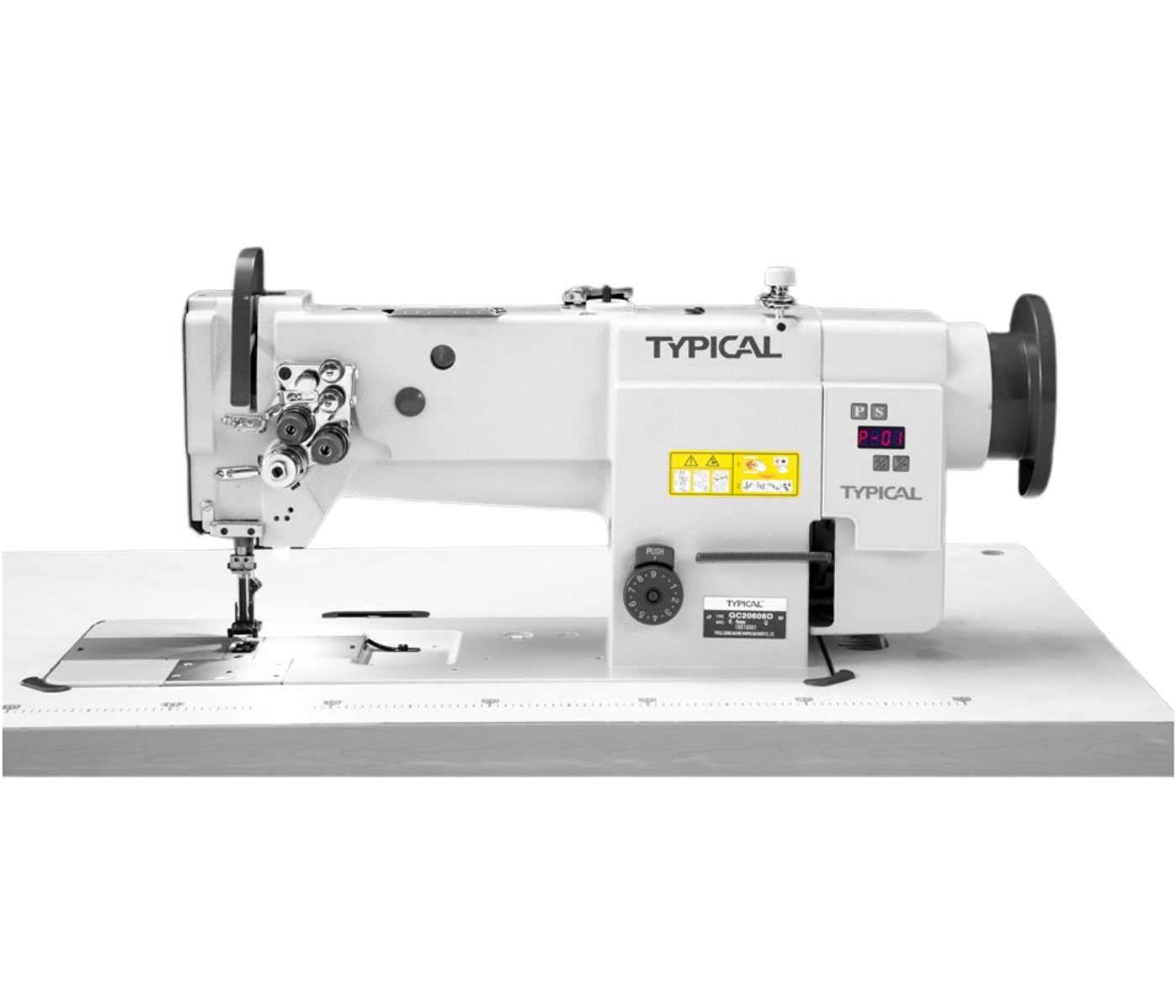 TYPICAL GC 20608D Direct Drive Çift Papuç Çift İğne Dikiş Makinası